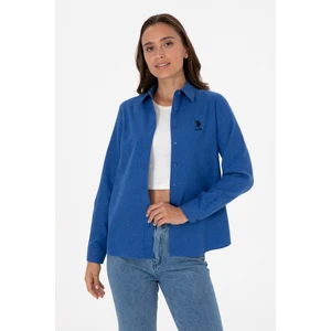 U.s. Polo Assn. Kadın Mavi Gömlek Basic 50316518-VR212