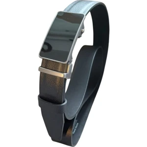 Erkek Kemer Otomatiktokalı Hakiki Deri Genişlik 3.50 cm