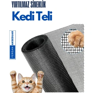 Fersan Aksesuar Yırtılmaz Sineklik Kedi Teli (Pet Tül) (Uzunluk: 100 Cm)