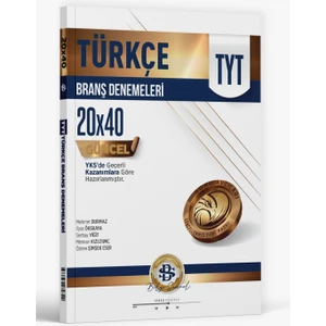 Bilgi Sarmal Yayınları 2025 TYT Türkçe 20 x 40 Branş Denemeleri