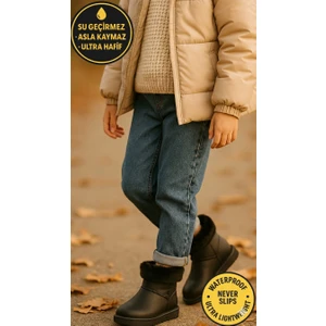 Çocuk Kışlık Kar Yağmur Botu– Su Geçirmez, Peluş Astarlı, Eva  W10290-225 Tokio Borreguito Modeli