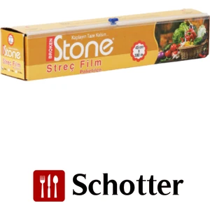 Broken Stone Pvc Gıda Streç Film – 45 cm x 300 M – 9 Mic (1 Adet)