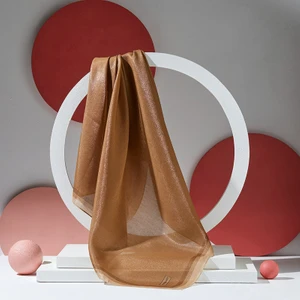 Çizgili Kehribar Eşarp