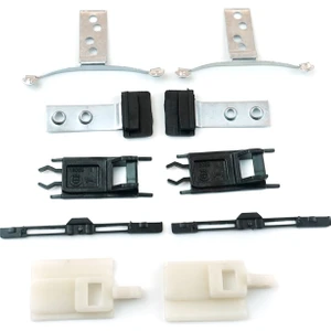 Bross Otomotiv BMW 3 E46 1997-2003 Makyajsız Kasa için 10 Parça Sunroof Perde Kayar Kızak Çıta Bakalit Klips Seti