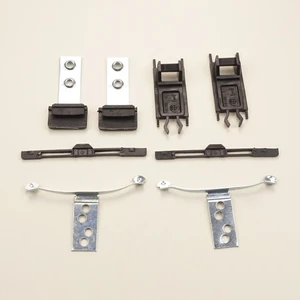 Bross Otomotiv BMW 3 E46 1997-2003 Makyajsız Kasa için 8 Parça Sunroof Perde Kayar Kızak Çıta Bakalit Klips Seti