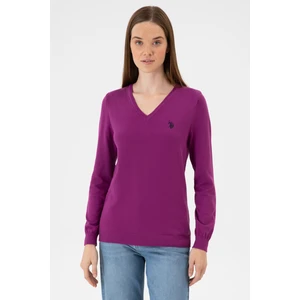 U.s. Polo Assn. Kadın Mor Kazak /triko 50313590-VR203