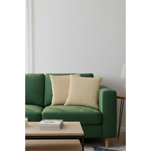 Miracolo Home Sarı Pamuklu Dekoratif Kırlent Kılıfı 43X43 2 Adet