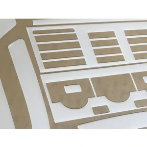Mars Cockpit Design Mercedes Atego Axor Alüminyum Kaplama 2004-  41 Parça Beyaz