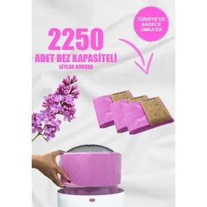 16LT Uyumlu 3 Paket - 2250 Adet Bez Kapasitesi Amber Kokulu Yerli Çöp Poşeti (Umka)