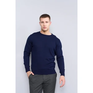 Mentality 3175 Bisiklet Yaka Lacivert Triko