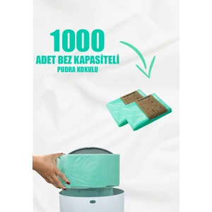 16LT Uyumlu 2 Paket - 1000 Adet Bez Kapasitesi Kokulu Yerli Çöp Poşeti (Umka)