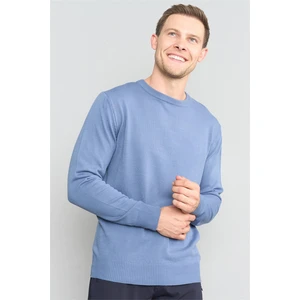 Mentality 3175 Bisiklet Yaka Indigo Triko