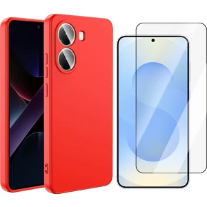 Xiaomi Poco X7 Pro Uyumlu Kılıf Vendas Mara Lansman Kapak + Cam Ekran Koruyucu