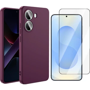 Xiaomi Poco X7 Pro Uyumlu Kılıf Vendas Mara Lansman Kapak + Cam Ekran Koruyucu