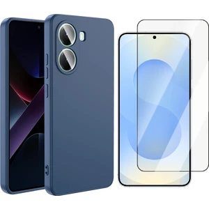 Xiaomi Poco X7 Pro Uyumlu Kılıf Vendas Mara Lansman Kapak + Cam Ekran Koruyucu