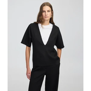 Çift Parça Colorblock Bluz IW6250006081001