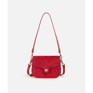 Süet görünümlü kapaklı çanta IW6250052048034