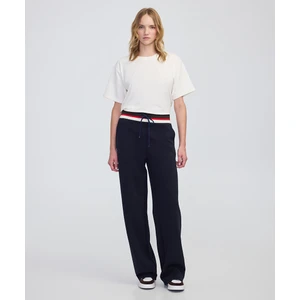 Kontrast Elastik Bel Pantolon IW6250003217015