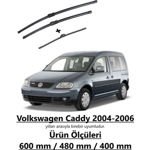 Volkswagen Caddy 2004-2006 Ön ve Arka Silecek Takımı