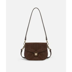 Süet görünümlü kapaklı çanta IW6250052048006