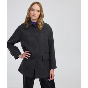 Geniş Cepli Kaşe Kaban IW6250008059081