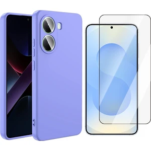 Xiaomi Poco X7 Pro Uyumlu Kılıf Vendas Mara Lansman Kapak + Cam Ekran Koruyucu