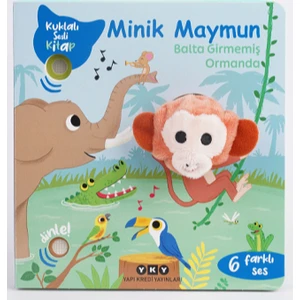 Yapı Kredi Yayınları Minik Maymun Balta Girmemiş Ormanda (Kuklalı Sesli Kitap) - Emilie Collet