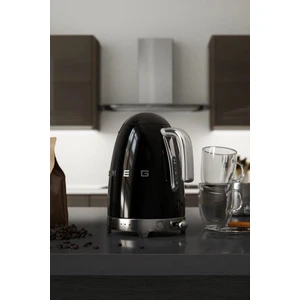 Smeg Siyah Isı Ayarlı Kettle KLF04BLEU