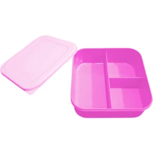 Saklama Kabı Kare 3 Bölmeli