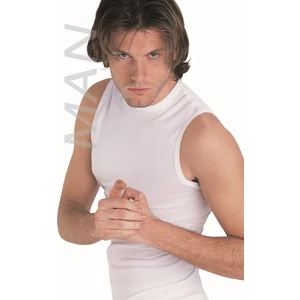 Güneri Underwear Erkek Beyaz Ribana Sıfır Kollu Atlet % 100 Pamuklu Atlet 3’lü Paket 114-3B