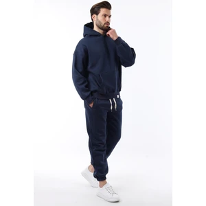 Lacivert Kapşonlu Basic Eşofman Takımı 5925