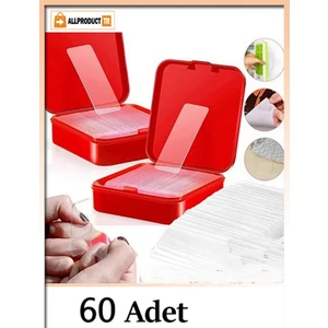 All Product Nano Süper Güçlü Çift Taraflı Şeffaf Bant – Iz Bırakmaz, Kolay Çıkarılabilir, 60 Parça
