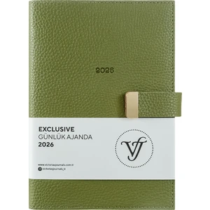 Victoria's Journals Exclusive 2026 Günlük Ajanda A5 (14x21cm) Ivory 80gr. İçi Değişebilir
