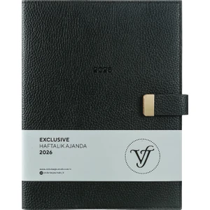 Victoria's Journals Exclusive 2026 Haftalık Ajanda A4 (19x25cm) Ivory 100gr. İçi Değişebilir