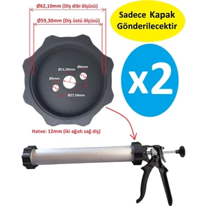 Poyraz Bioplast Sosis Silikon Tabancası Arka Kapak - 2 Adet