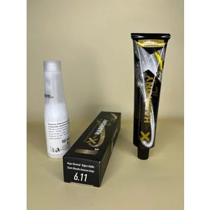 X Pro Harmony Xproharmony 6.11 Koyu Kumral Yoğun Küllü 60ML Saç Boyası