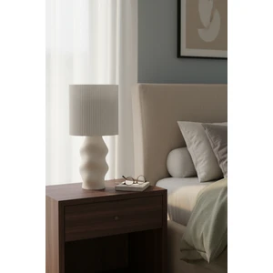 Mcy Dekor Zarif Dekoratif Abajur | Modern Dalga Formlu Tasarım