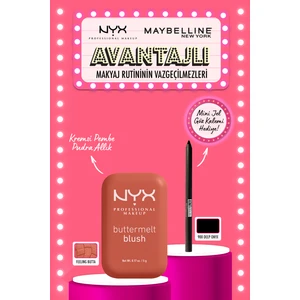 NYX Professional Makeup Buttermelt 09 Allık & Tattooo Liner Mini Hediyeli