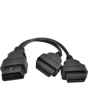 Vgate İcar Adaptör Kablo Soket Çoklayıcı Y Kablo 16 Pin Uzatma Kablosu 30CM