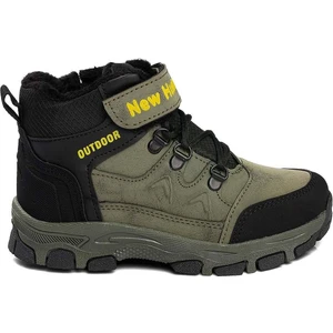 New Hunter Newhunter Çocuk Kışlık Içi Yünlü Su Geçirmez Outodoor  Bot - Siyah-Haki - 34