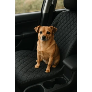 MYS Flex Araç İçi tekli SIVI geçirmez siyah 50x130 cm Evcil hayvan Örtüsü / köpek örtüsü koltuk koruyucu
