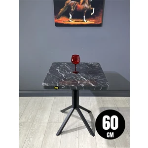 Hey Modüler Mobilya Zeren Kare Balkon Masası Mutfak Yemek Masası 60 cm