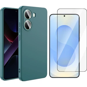 Xiaomi Poco X7 Pro Uyumlu Kılıf Vendas Mara Lansman Kapak + Cam Ekran Koruyucu