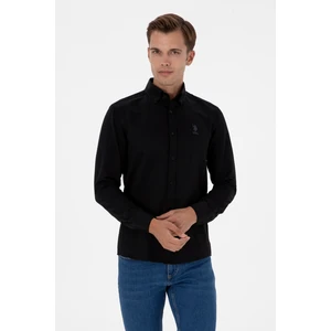 U.s. Polo Assn. Erkek Siyah Gömlek Basic 50307693-VR046
