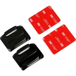 Lidyahan Store Gopro Uyumlu 2 Oval Kavisli 3m Yapışkanlı Bağlantı Aparatı