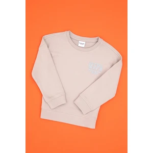 U.S. Polo Assn. Kız Çocuk Taş Simli Baskı Detaylı Bisiklet Yaka Basic Sweatshirt 50314289-VR049