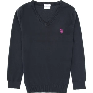 U.s. Polo Assn. Kız Çocuk Lacivert Kazak /triko 50316777-VR033