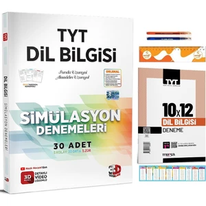 3D Yayınları Tyt 3D Simülasyon Dilbilgisi Denemeleri ve 2025 Tyt Dil Bilgisi Tamamı Video Çözümlü 10 Deneme Marka