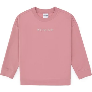 U.s. Polo Assn. Kız Çocuk Orkide Sweatshirt 50317960-VR221