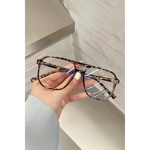 Mavi Işık Korumalı Unisex Gözlük Optik Uyumlu Blue Block Leopar Çerçeve